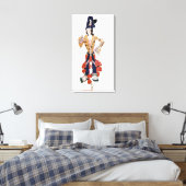 Kostuum voor Nijinsky in het ballet Canvas Afdruk (Insitu (Slaapkamer))