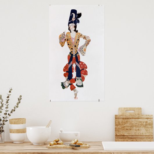 Kostuum voor Nijinsky in het ballet Poster (Keuken)