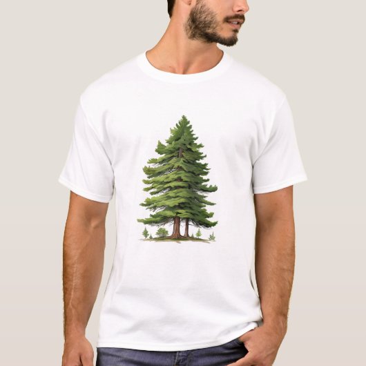 Kostuum voor Pinaceae Pine T-shirt (Voorkant)