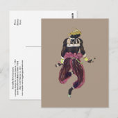 Kostuum voor Scheherazade door Leon Bakst Briefkaart (Voorkant / Achterkant)