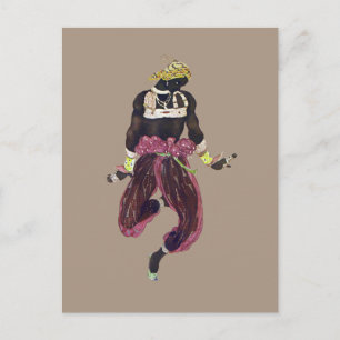 Kostuum voor Scheherazade door Leon Bakst Briefkaart