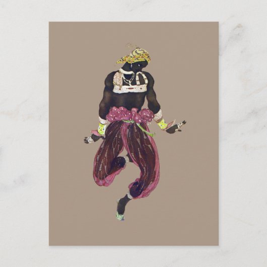 Kostuum voor Scheherazade door Leon Bakst Briefkaart (Voorkant)