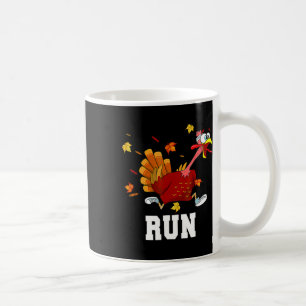 Kostuum voor Turkey Run Thanksgiving hardlopende k Koffiemok