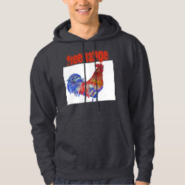 Kostuum Waterverf Rooster Hoodie
