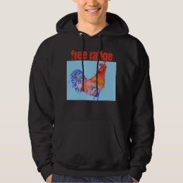 Kostuum Waterverf Rooster Hoodie