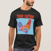 Kostuum Waterverf Rooster T-shirt (Voorkant)