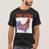 Kostuum Waterverf Rooster T-shirt (Voorkant)