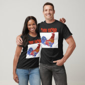 Kostuum Waterverf Rooster T-shirt (Unisex)