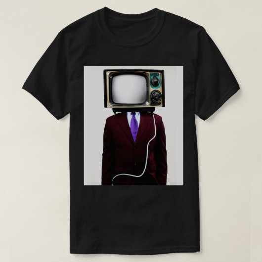 Kostuumbuis TV-Man 1 T-shirt (Design voorkant)
