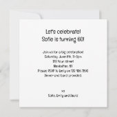 Kostuumfeest, Ballroom dansfeest, Cat Kaart (Achterkant)