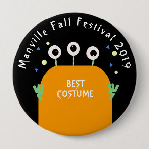 Kostuumfeest Beste Kostuum Kinderen Monster Ronde Button 4,0 Cm