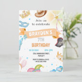 Kostuumfeest Kinder neutrale jurk tot verjaardag Kaart (Staand voorkant)