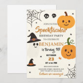 Kostuumfeest Trick-or-Treat Uitnodigen Kaart (Voorkant / Achterkant)