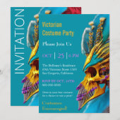 Kostuumfeest Uitnodiging (Voorkant / Achterkant)