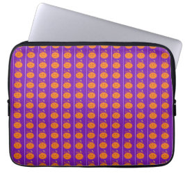 Kostuumontwerp Pompoen Paarse Electronics Bag Laptop Sleeve
