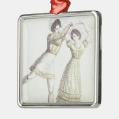 Kostuumontwerp voor ballet metalen ornament (Links)