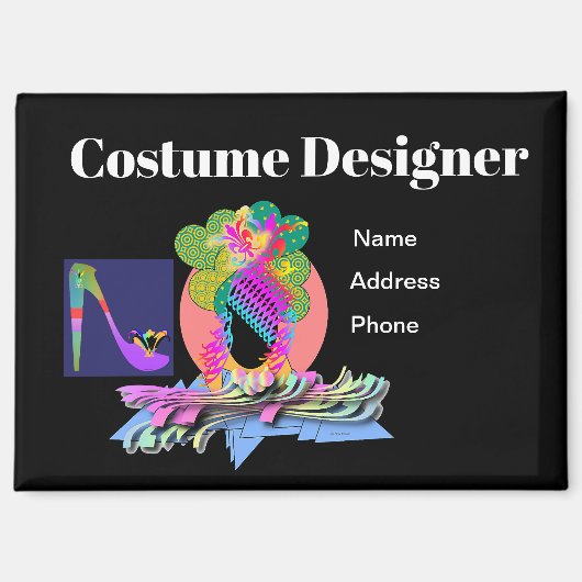 Kostuumontwerper Business Magnet (Voorkant)
