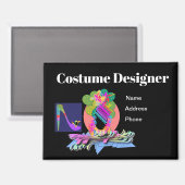 Kostuumontwerper Business Magnet (Voorkant / Achterkant)