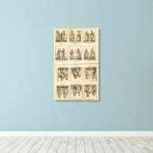kostuums canvas afdruk (Insitu (Houten vloer))