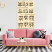 kostuums canvas afdruk (Insitu (Woonkamer))