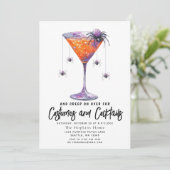 Kostuums & Cocktail Spider Volwassen Halloween Par Kaart (Staand voorkant)