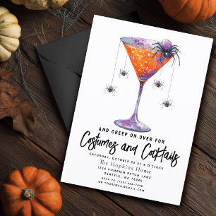 Kostuums & Cocktail Spider Volwassen Halloween Par Kaart