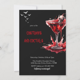 Kostuums & Cocktail Volwassen Schedel Halloween Fe Kaart