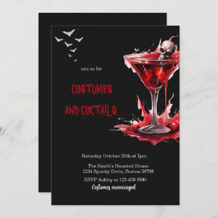 Kostuums & Cocktail Volwassen Schedel Halloween Fe Kaart