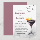 Kostuums & Cocktail Volwassen Schedel Halloween Fe Kaart (Voorkant / Achterkant)