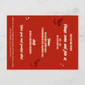 Kostuums Cocktails 50s Budget Halloween Uitnodigin Briefkaart (Achterkant)