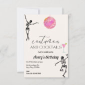 Kostuums & Cocktails Halloween-thema Kaart (Voorkant)