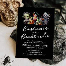 Kostuums & Cocktails Volwassenen Halloween Feest Kaart