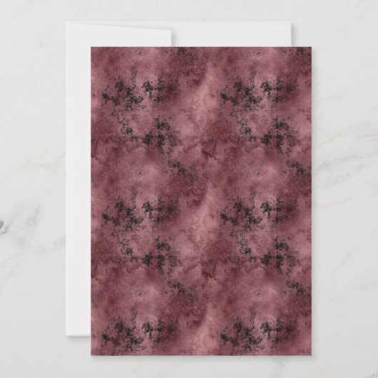 Kostuums en Cocktails Volwassen Halloween Party Kaart (Achterkant)