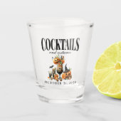 Kostuums en cocktails Volwassen Halloween Party Shot Glas (Voorkant)