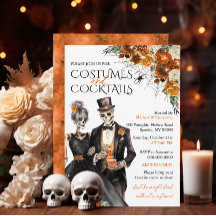 Kostuums en Cocktails Volwassenen Halloween Feest
