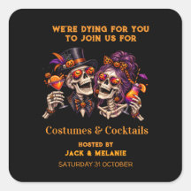 Kostuums en Cocktails Volwassenenfeest Halloween 