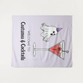 Kostuums en cocktails wandkleed (Voorkant (horizontaal))