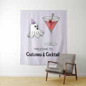 Kostuums en cocktails wandkleed (In situ)