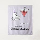 Kostuums en cocktails wandkleed (Voorkant)