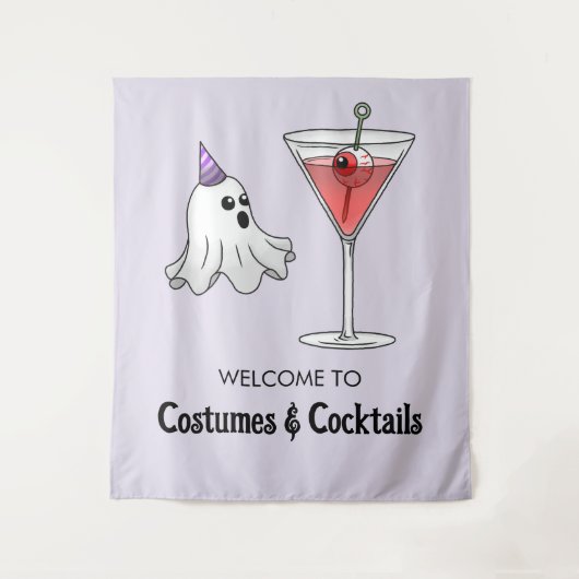 Kostuums en cocktails wandkleed (Voorkant)