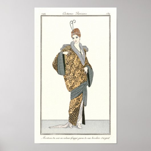 Kostuums Parisiens -  Mode Poster (Voorkant)