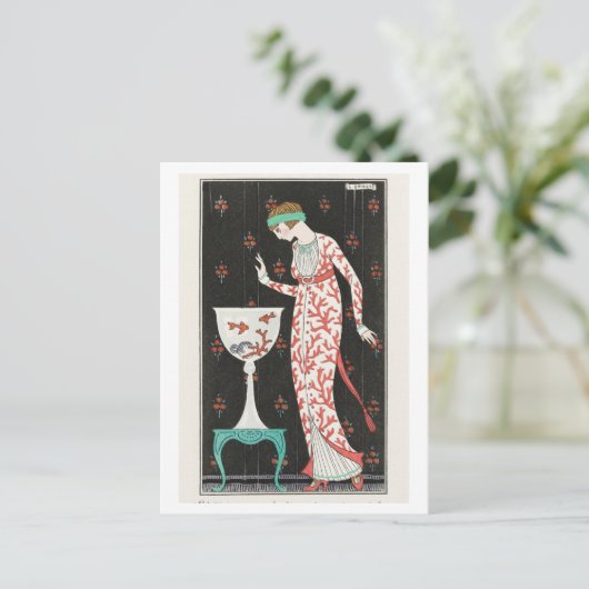 Kostuums Parisiens van Barbier Briefkaart (Staand voorkant)