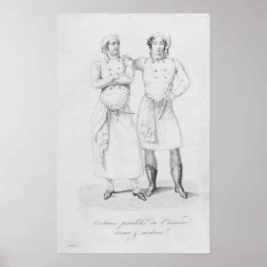 Kostuums van koks uit verschillende tijdperken poster (Voorkant)