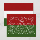 Köszi Casual Hongaarse Hartelijk dank Bedankkaart (Voorkant / Achterkant)