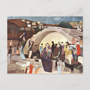 Kosztka - Maria's Bron in Nazareth Briefkaart