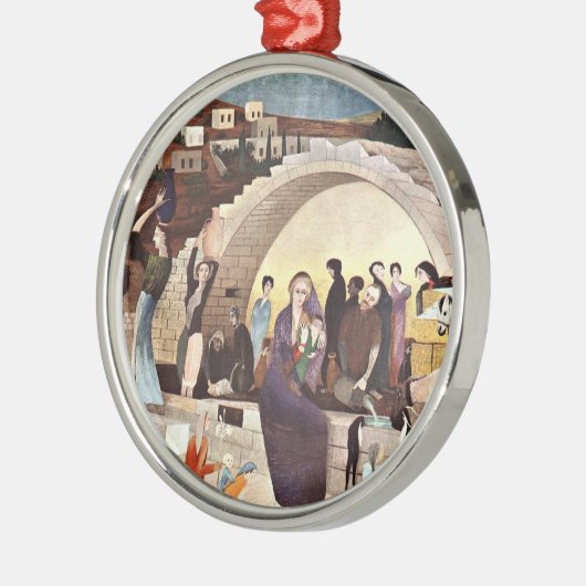 Kosztka - Maria's bron in Nazareth Metalen Ornament (Links)