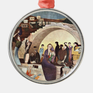 Kosztka - Maria's bron in Nazareth Metalen Ornament