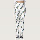 Kotare Kingfisher NZ BIRD Leggings (Voorkant)