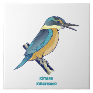 Kotare Kingfisher NZ BIRD Tegeltje