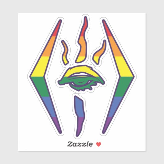 KOTD Pride logo Sticker (Vel)